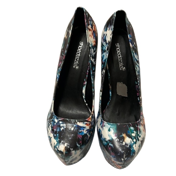 Women’s SHOEDAZZLE, Colorful, Art to Wear Heels, Size 7.5 - Picture 2 of 6
